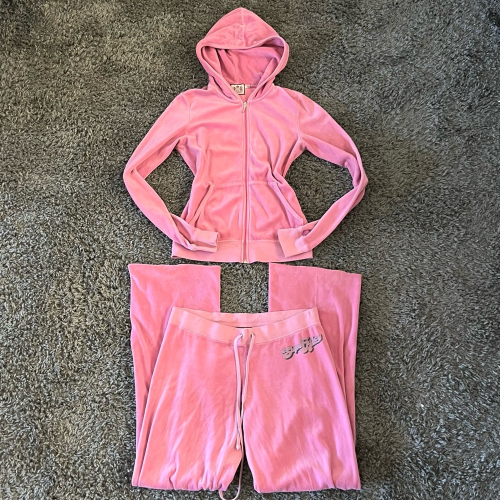 RARE BUBBLEGUM PINK JUICY TRACKSUIT